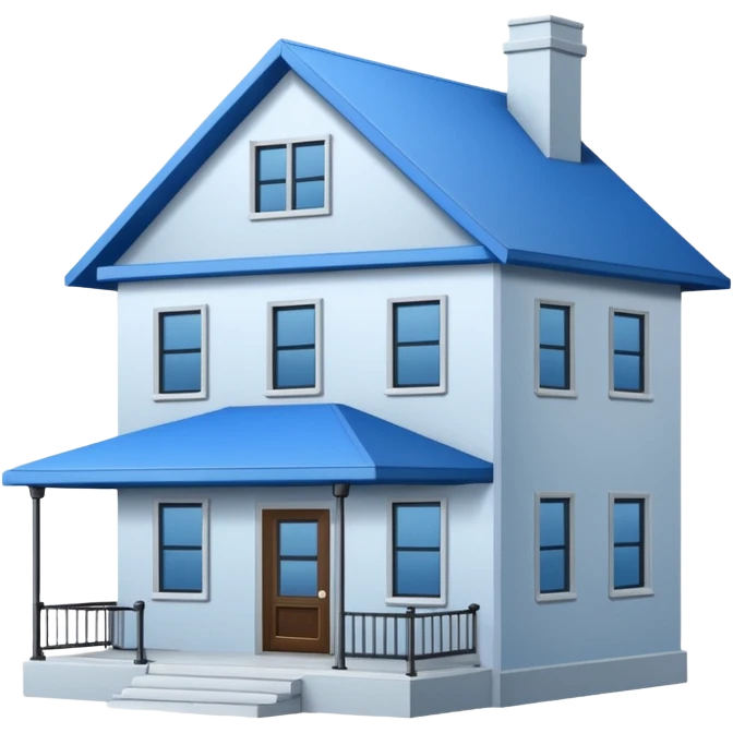 blueprint of house emoji