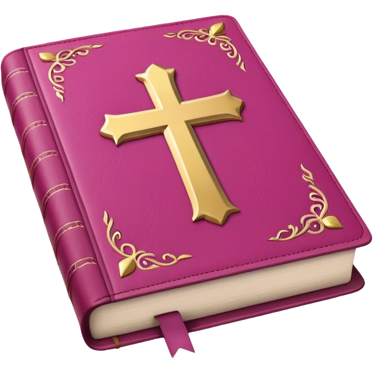 Pink Hoky Bible  emoji