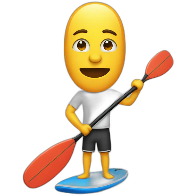 standup paddle emoji
