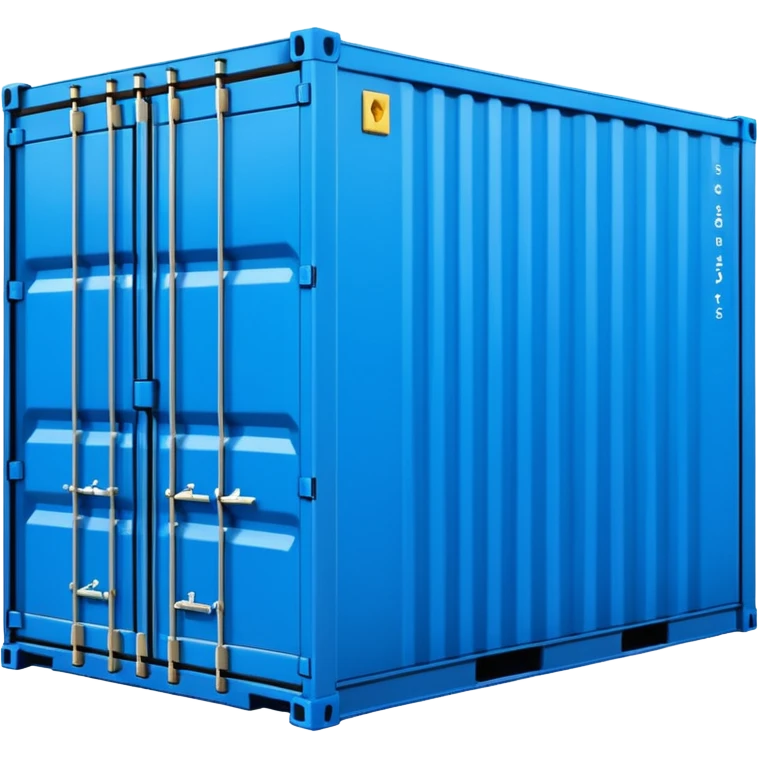 goods Contener emoji which is used for shipment of goods, single contaner emoji