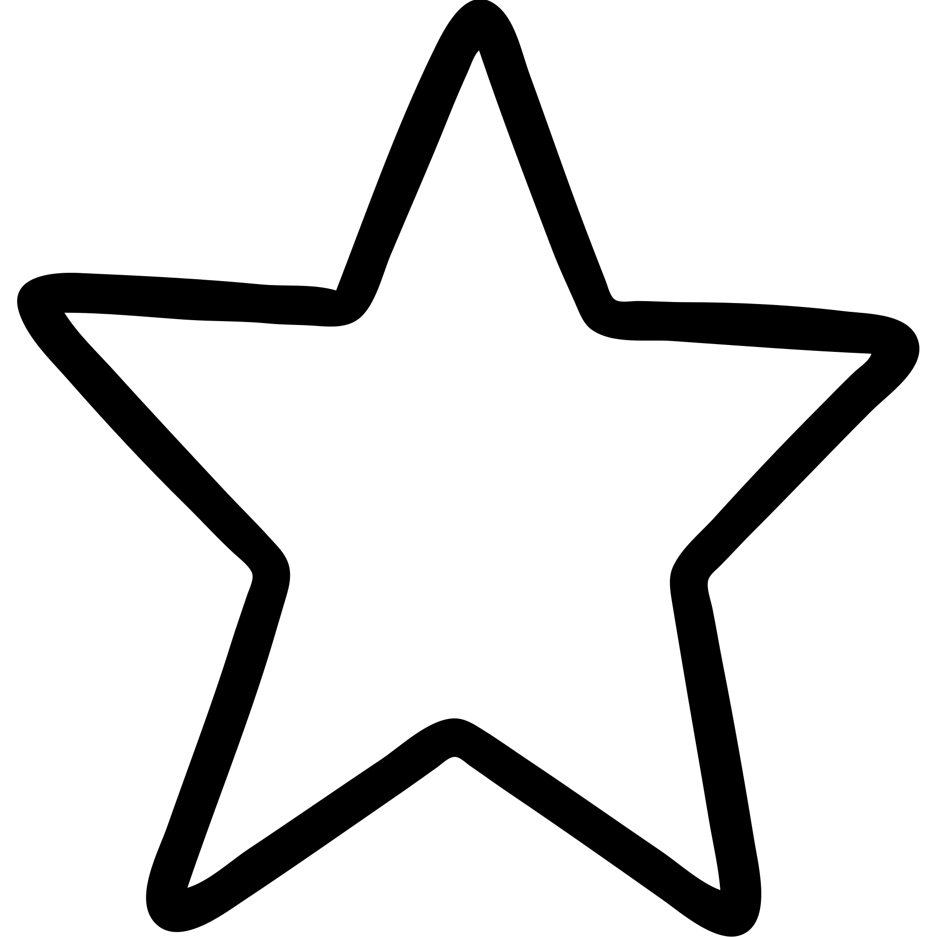 star shape music icon, hand drawn black outlined style emoji
