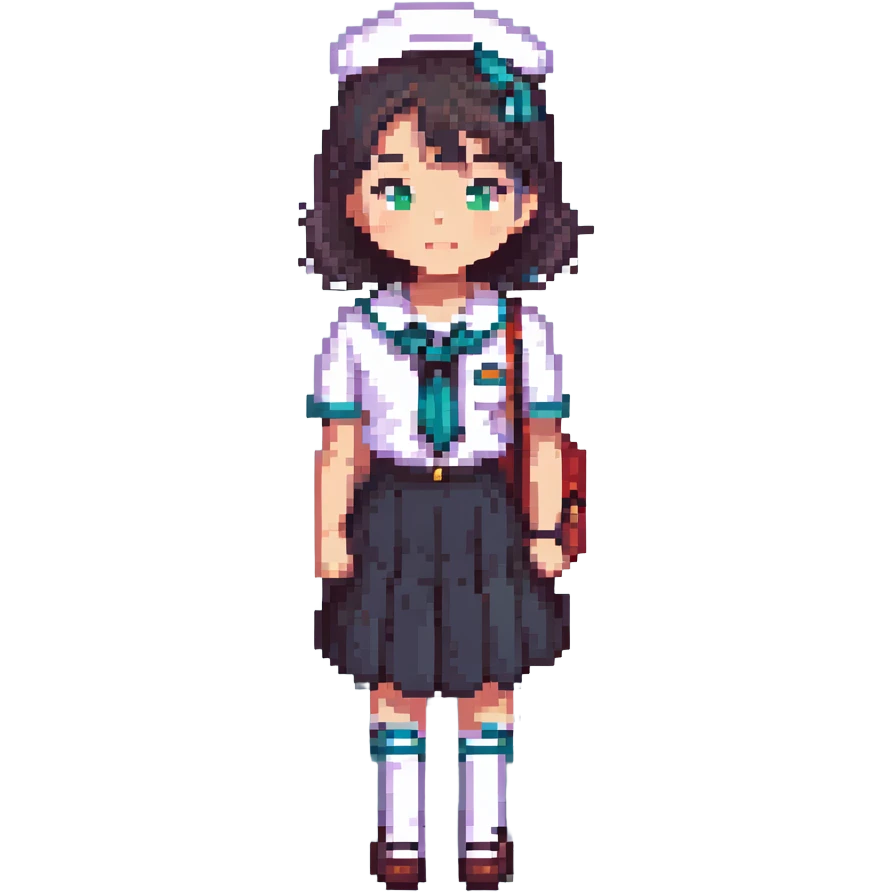A student from the USSR in retro style emoji