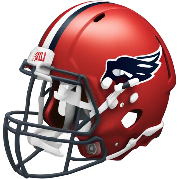 red nfl helmet emoji