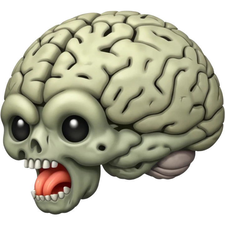 Cérebro podre emoji