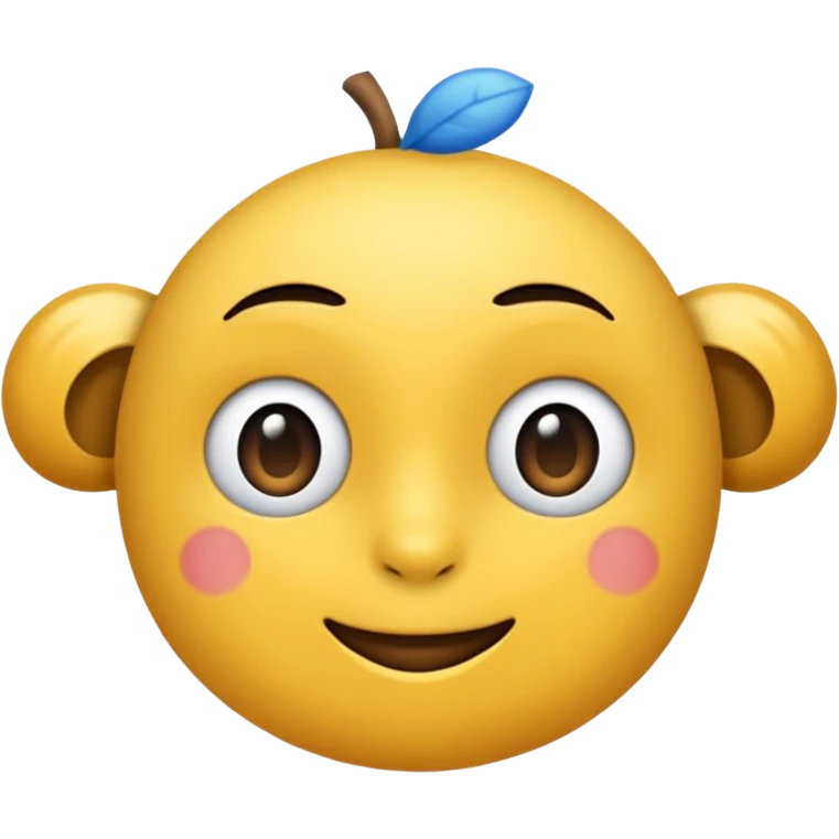 Синий квадрат на котором нарисована галочка  emoji