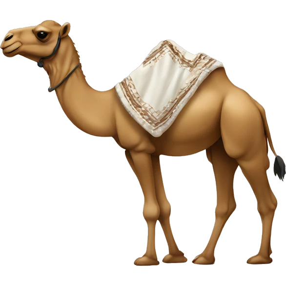 blanket camel and white emoji