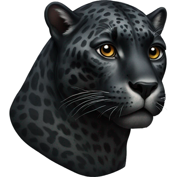 Black jaguar emoji