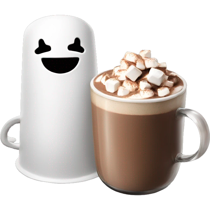Hot Chocolate, and Marshmello emoji