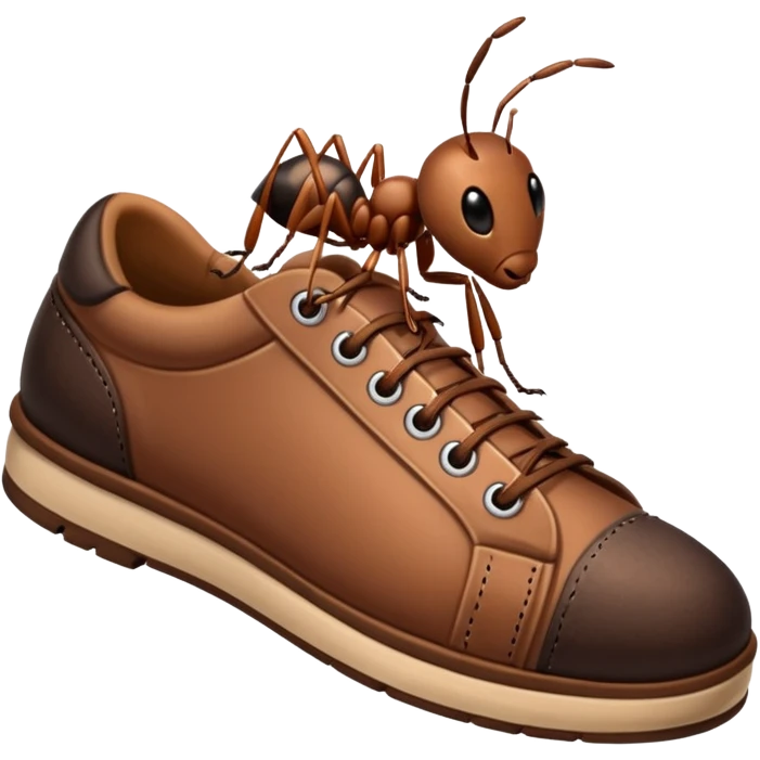 ant wear shoes emoji