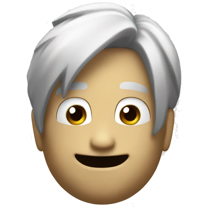Roblox chill face on an emoji emoji