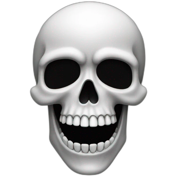 goofy skull emoji