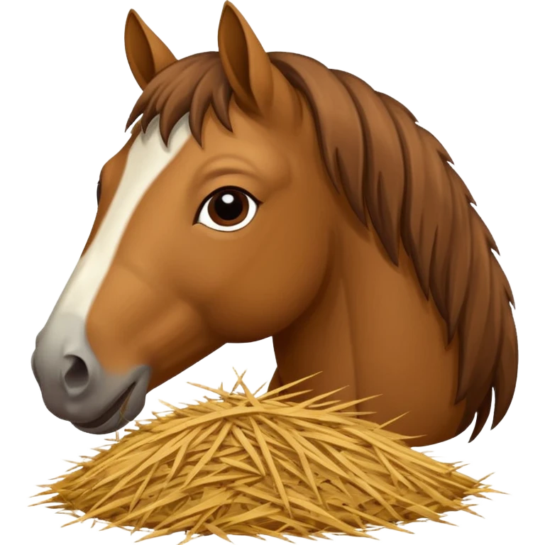 horse hay emoji