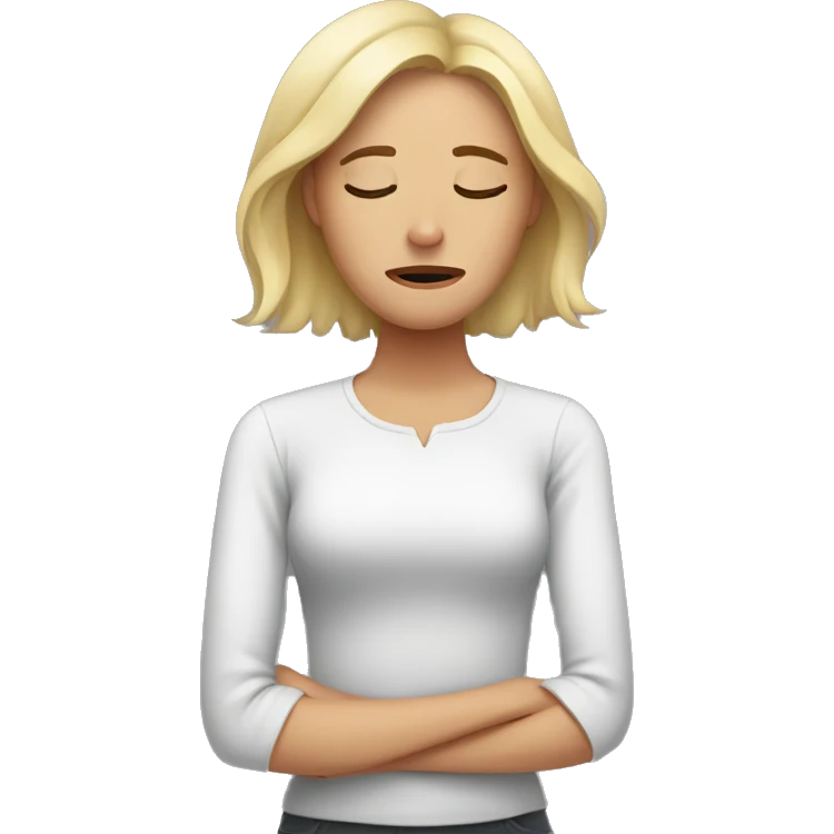 Woman exhausted  emoji