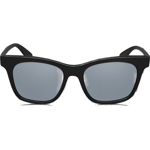 black skinny frame sunglasses no person emoji