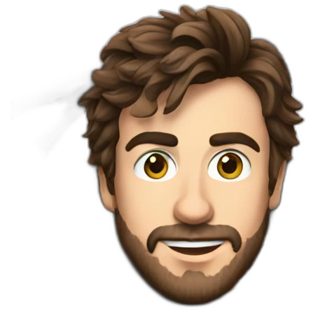 Fernando Alonso inside car emoji