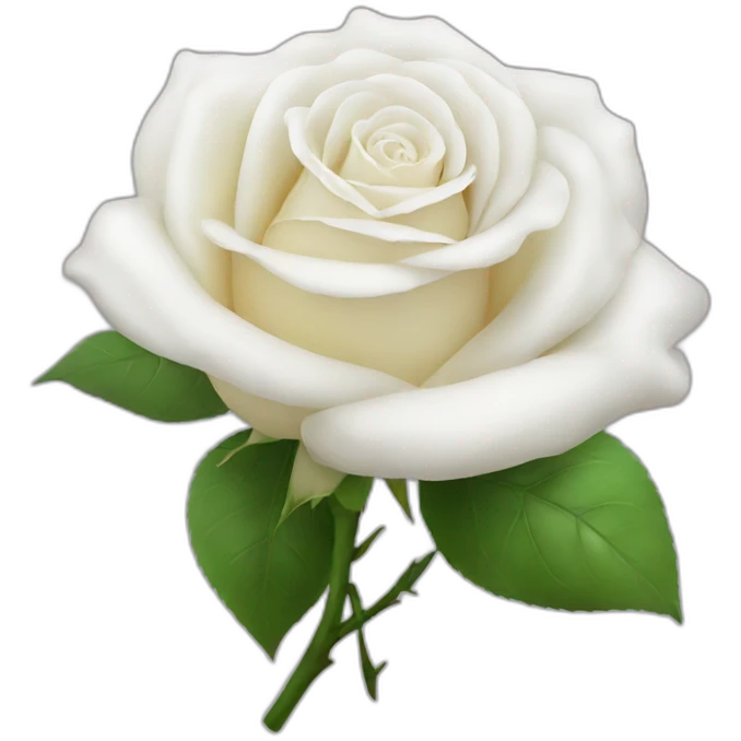 white rose  emoji