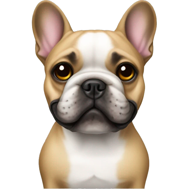 French bulldog in law school emoji