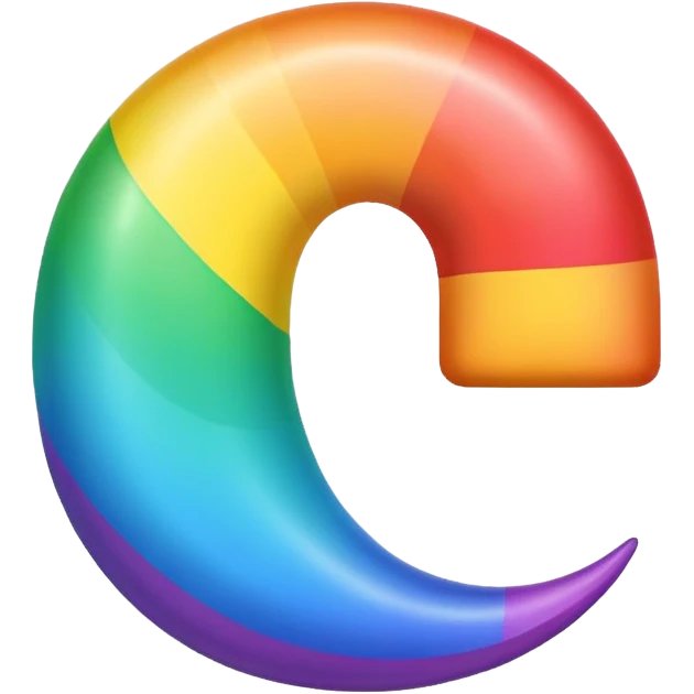 a rainbow emoji emoji