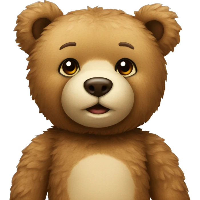 teddy bear soft toy emoji