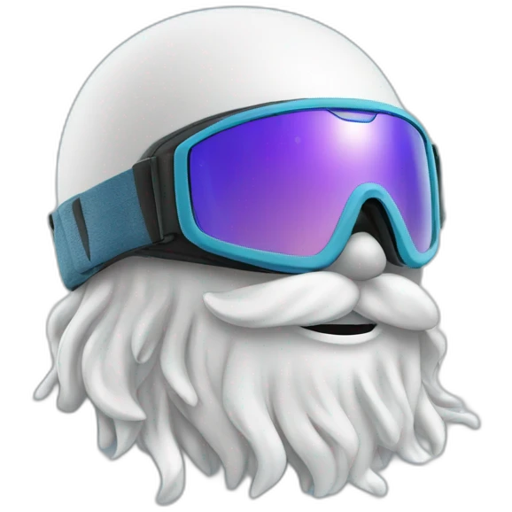 Ski dans la neige emoji