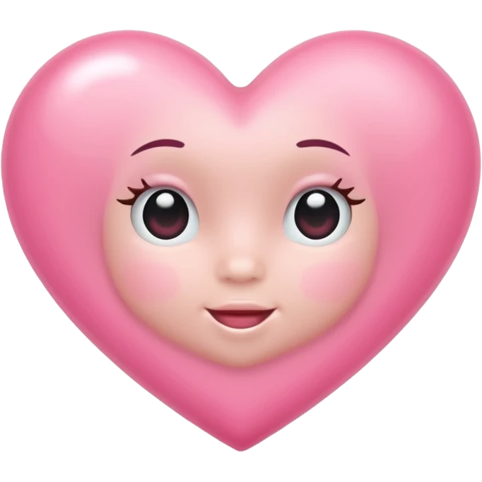 baby pink heart emoji