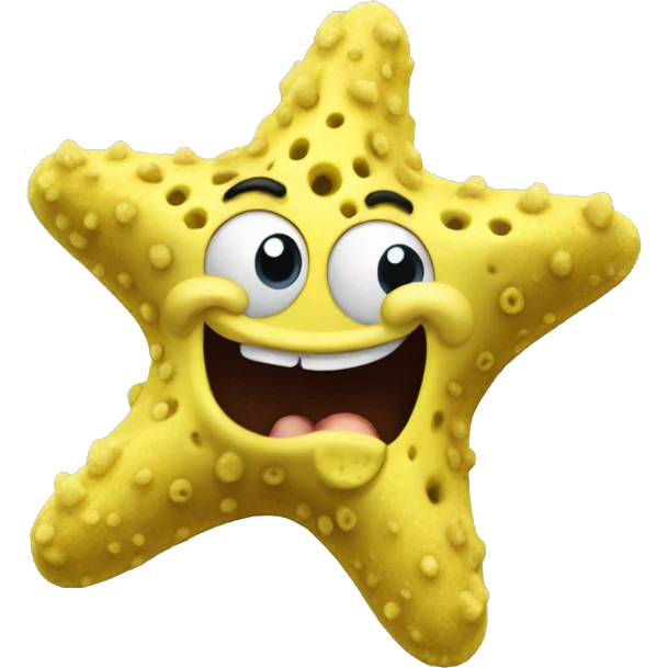 Sponge bob starfish emoji