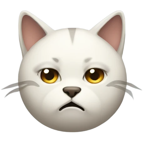 Sad cat emoji