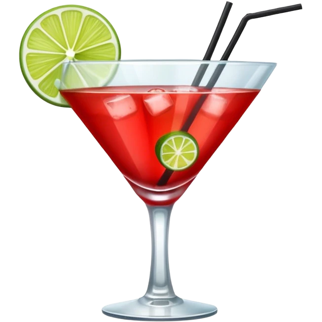 cocktail red emoji