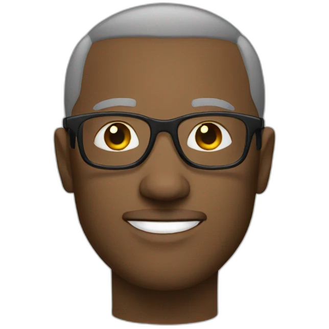 white-bold-man-wiht-glasses emoji