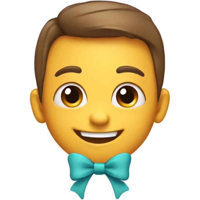 Smile with bow  emoji
