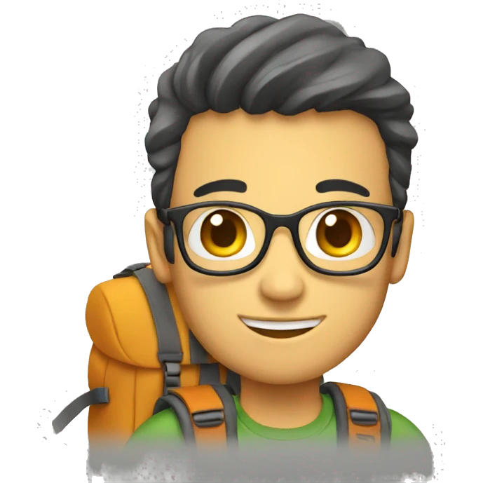 backpacking emoji