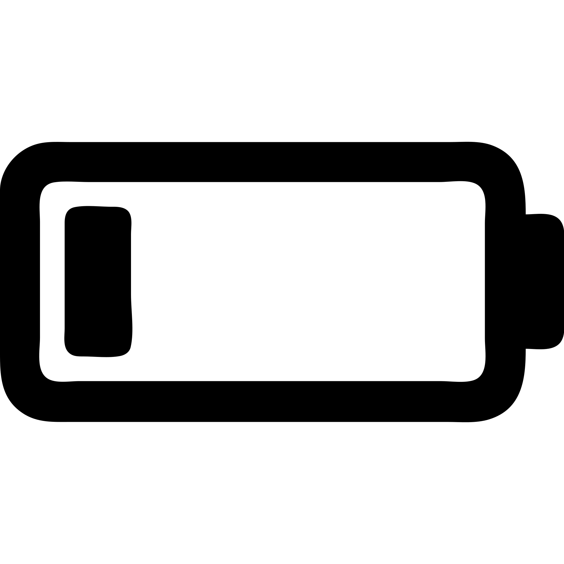 Low battery icon showing 10% power remaining emoji