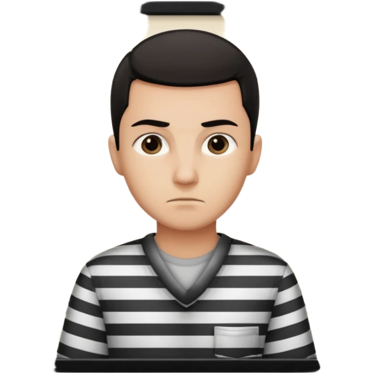 prisoner mugshot scene emoji