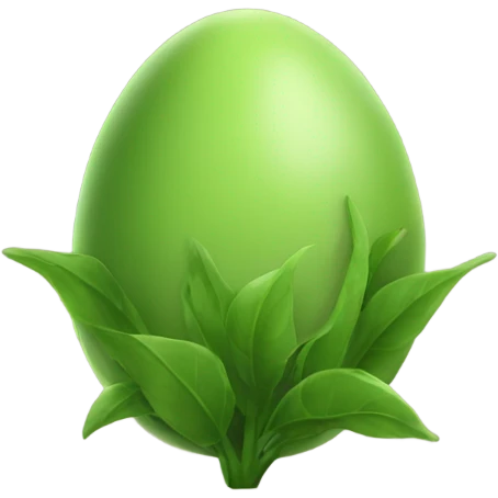 Plant egg emoji