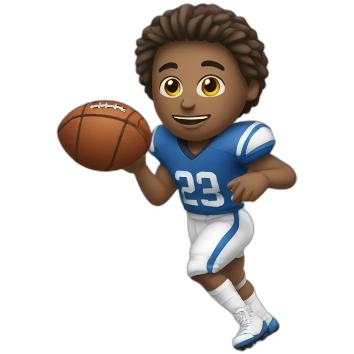 basket player playing football emoji