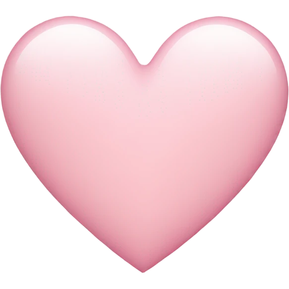 Light Pink Heart emoji