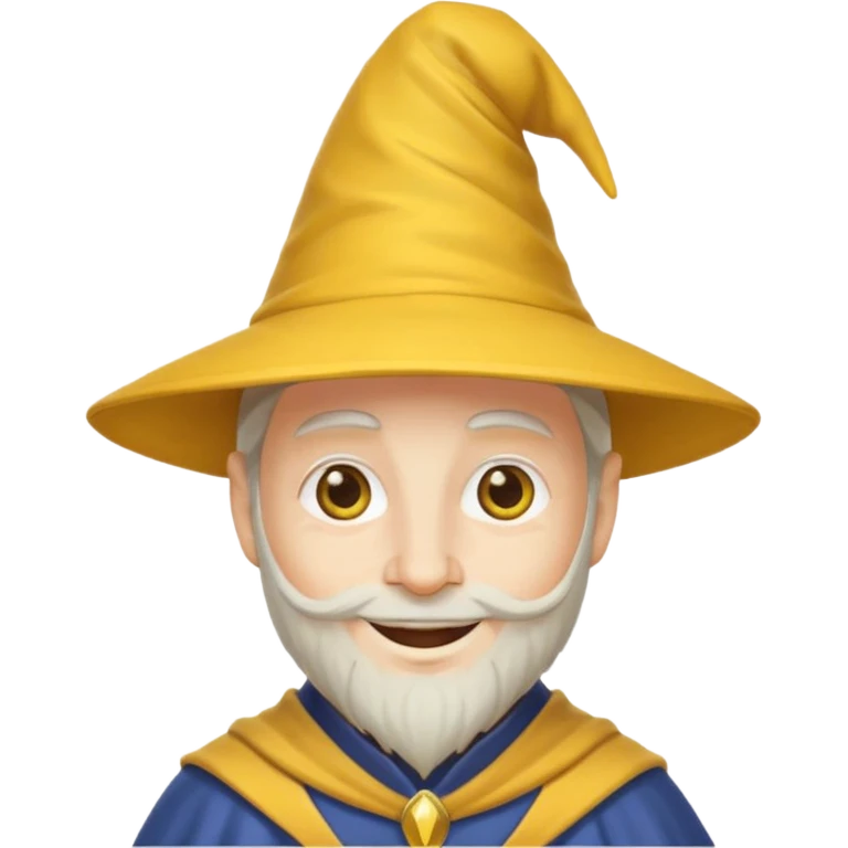 wizard with yellow hat emoji