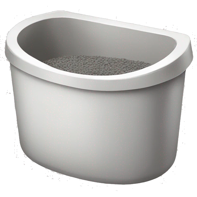 Cat litter box emoji