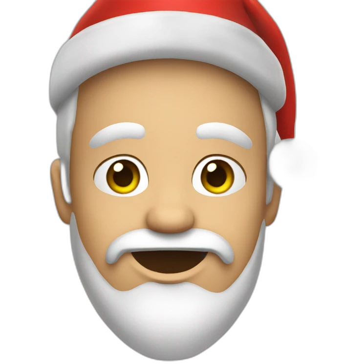 secret santa claus emoji