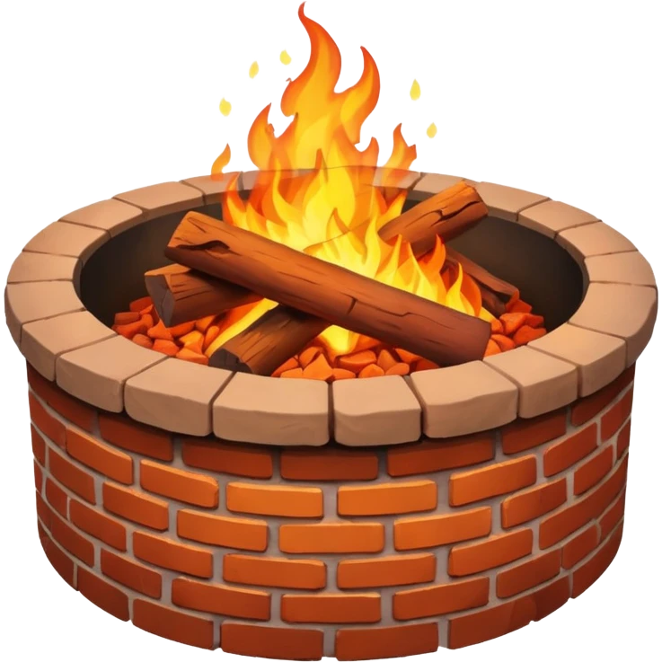 Fire Pit, different emoji