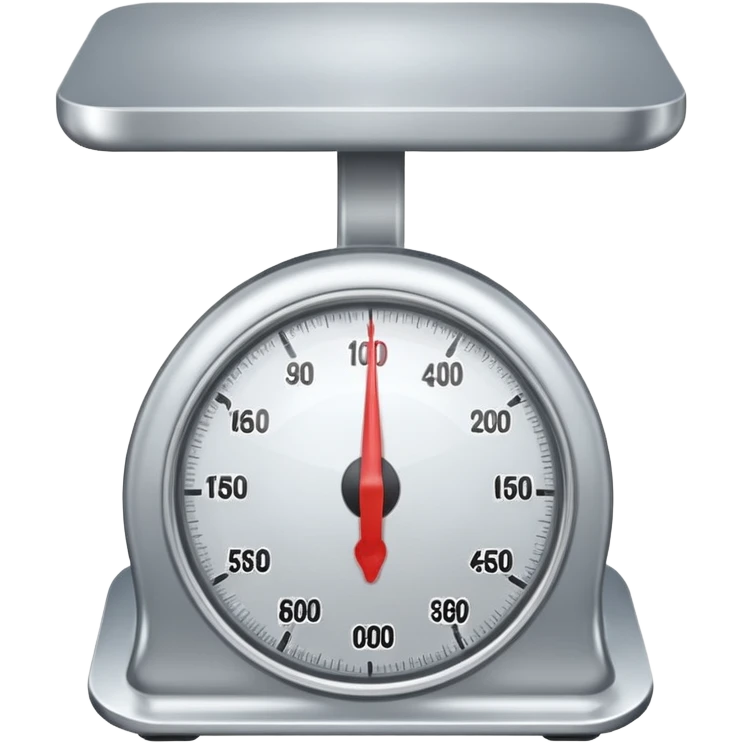 I need a photo of the scale. emoji