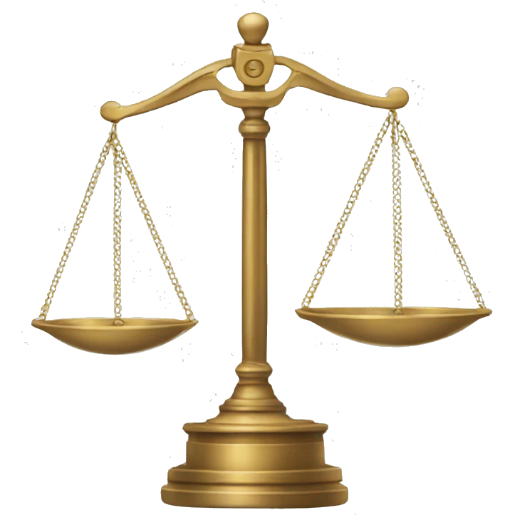 Scales of Justice emoji