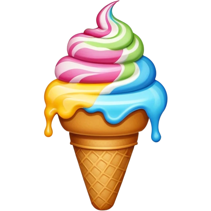 Ice cream emoji