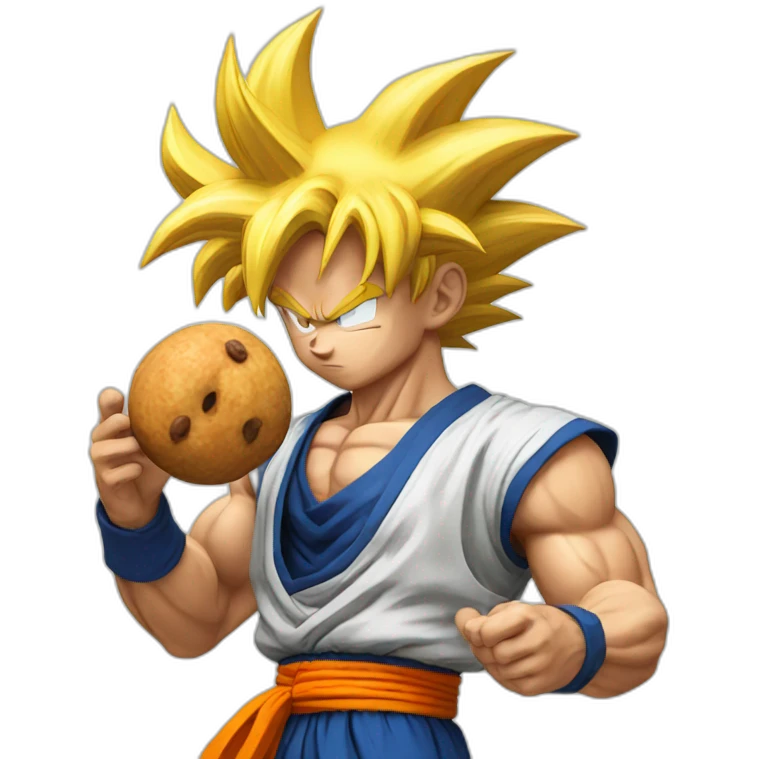 goku holding nuts emoji