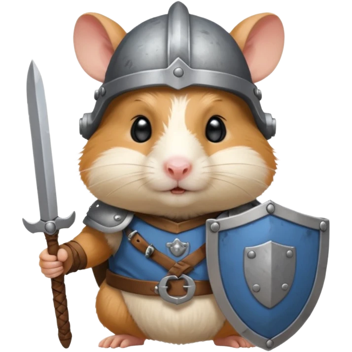 Viking hamster emoji