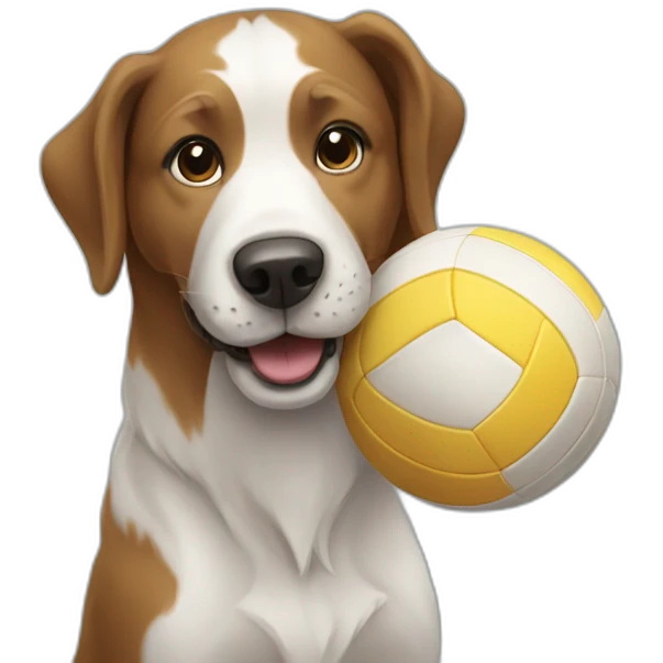 dog-playing-volleyball-setting emoji
