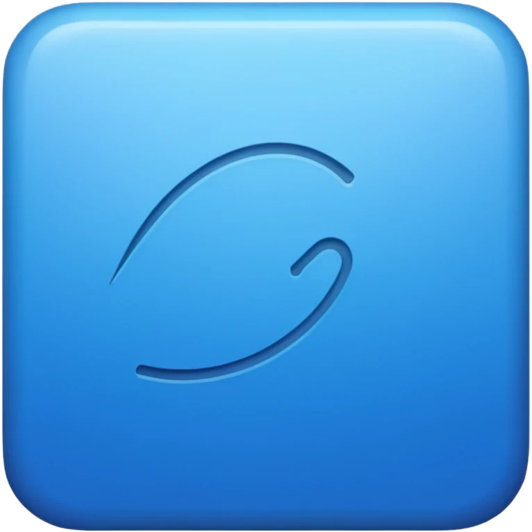 Ein korrekt hake in ein blaues vierek emoji