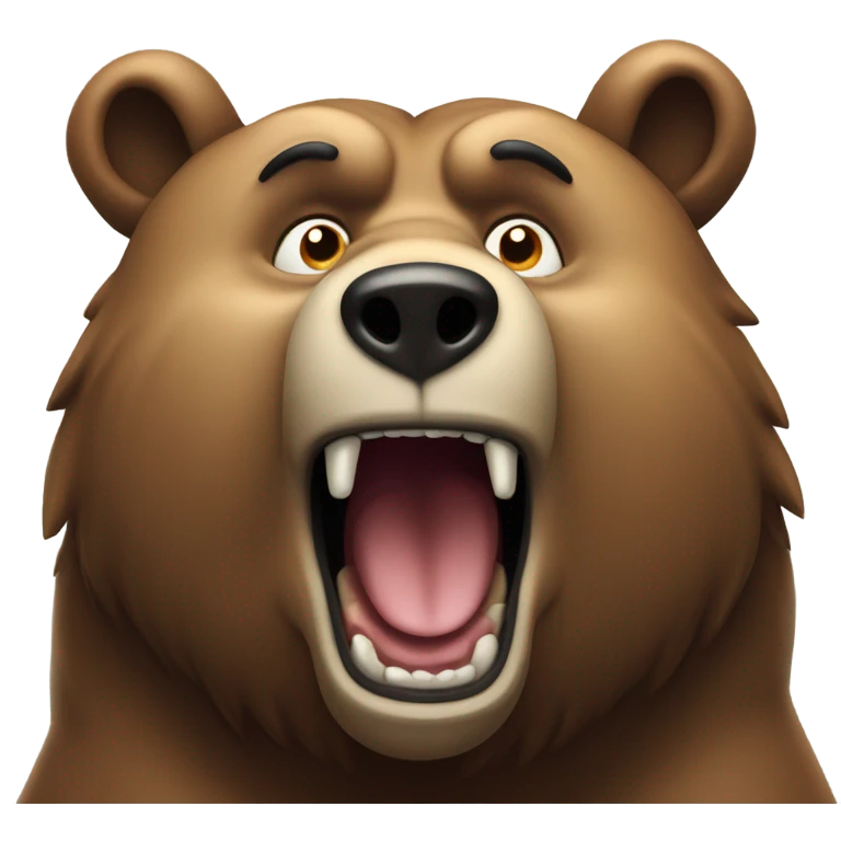 Hungry bear emoji