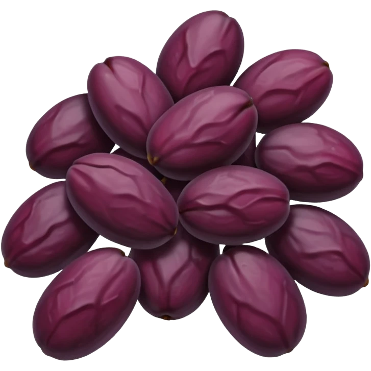 purple dried raisins emoji