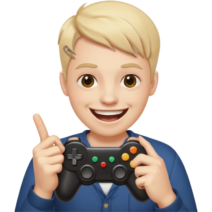 🖕+😂+🎮 emoji